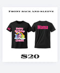 Front back and sleeve shirt design